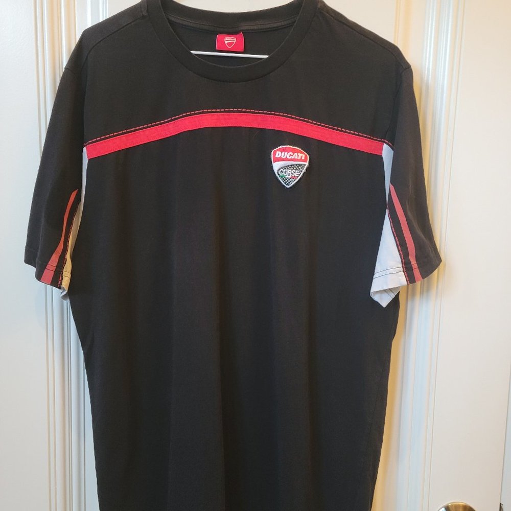 Ducati 100% Cotton Black T-Shirt